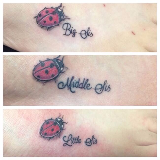 sister matching tattoos 36