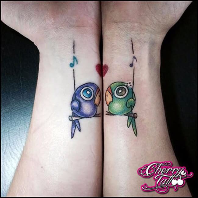 sister matching tattoos 38