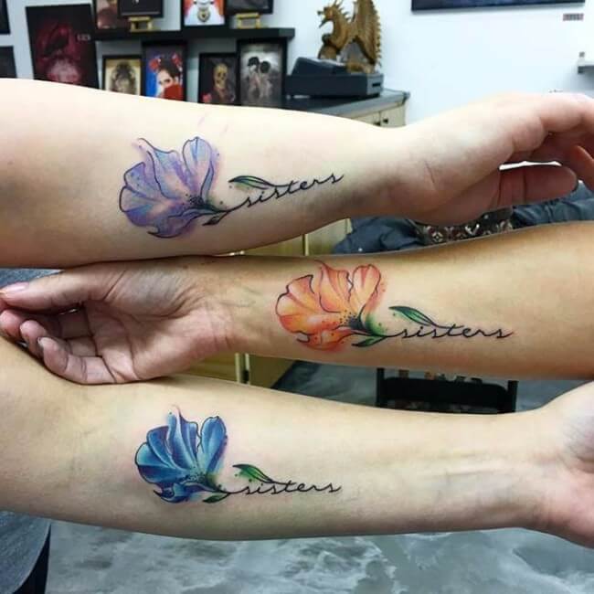 sister tattoo designs 4