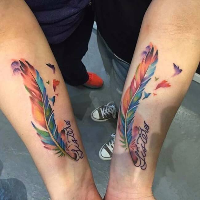 69 Sister Tattoos To Show That Special Bond Between Two Siblings