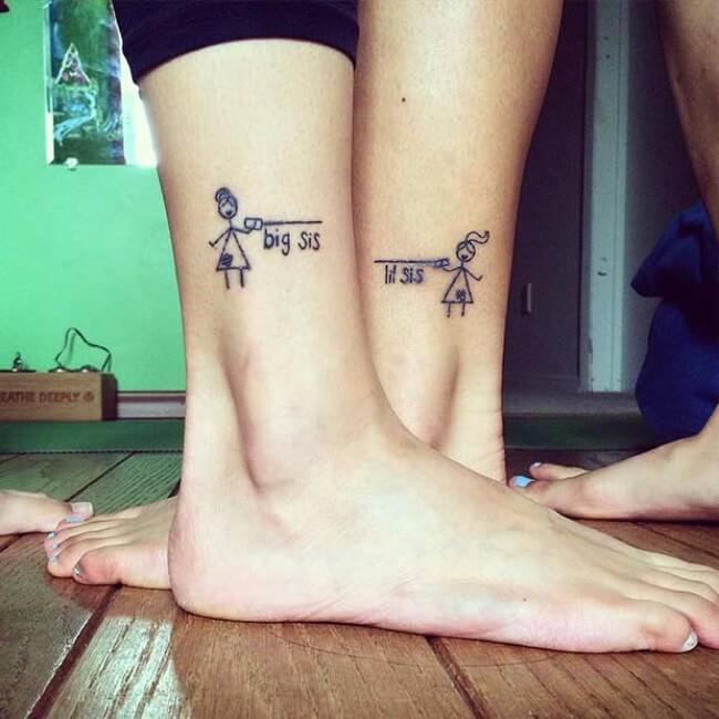 69 Sister Tattoos To Show That Special Bond Between Two Siblings