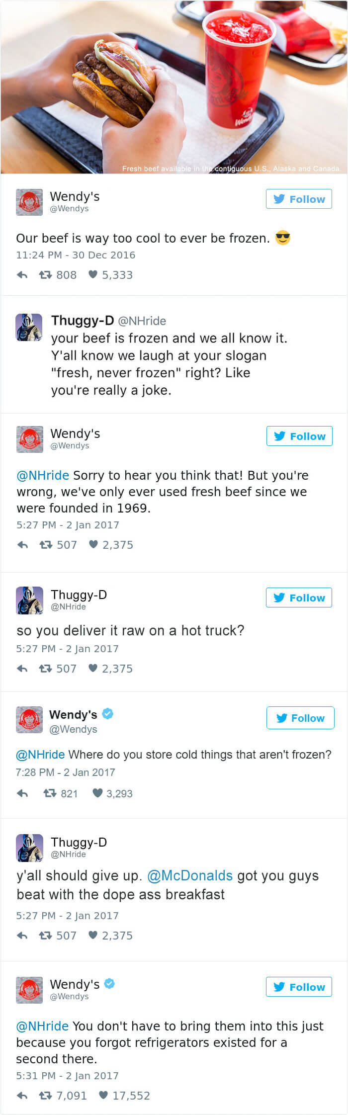 wendy's twitter roasts 2