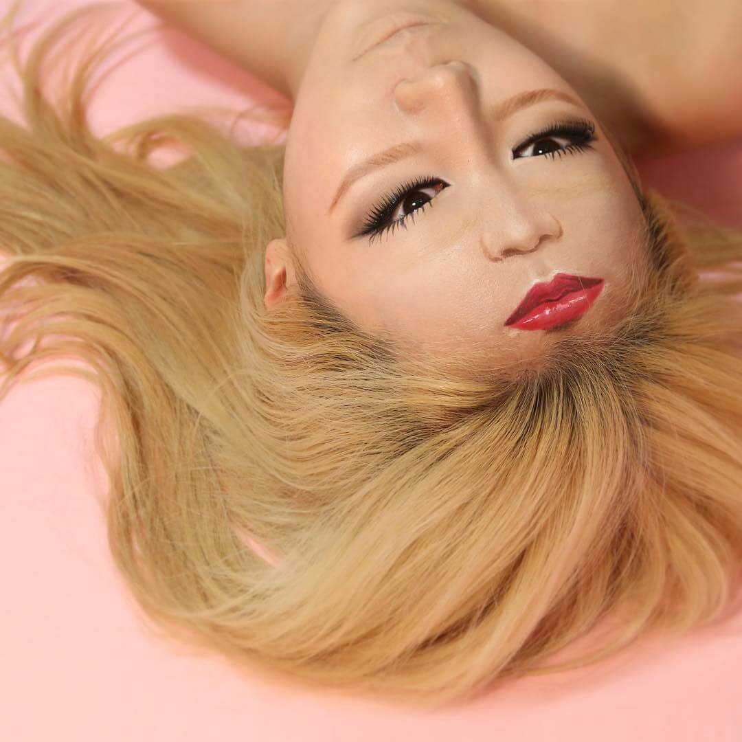 Artist Dain Yoon Transforms Herself Into Mind Bending Optical Illusions Without Using Photo 