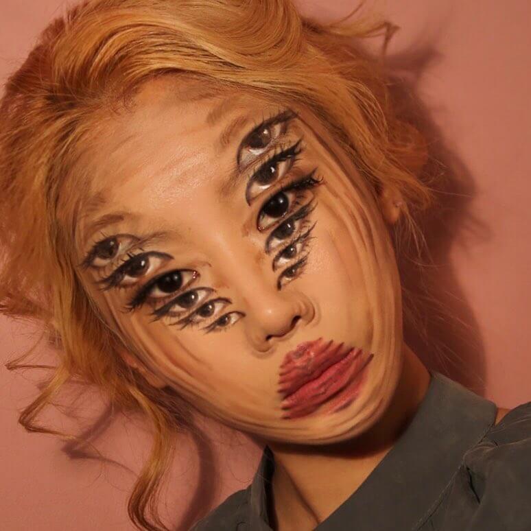 Artist Dain Yoon Transforms Herself Into Mind Bending Optical Illusions Without Using Photo 