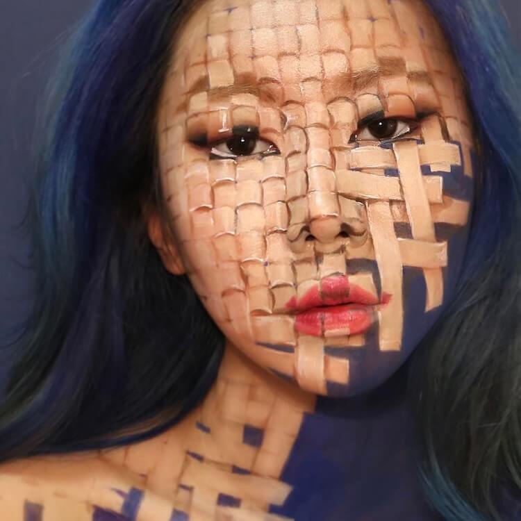 Artist Dain Yoon Transforms Herself Into Mind Bending Optical Illusions Without Using Photo 