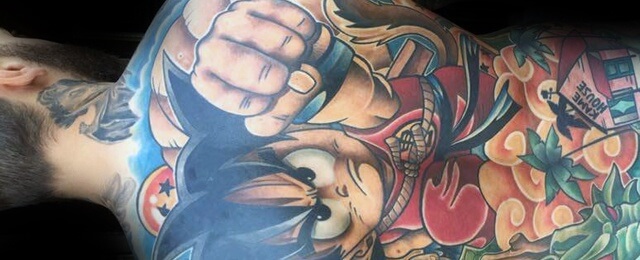 Anime Chest Tattoo Ideas