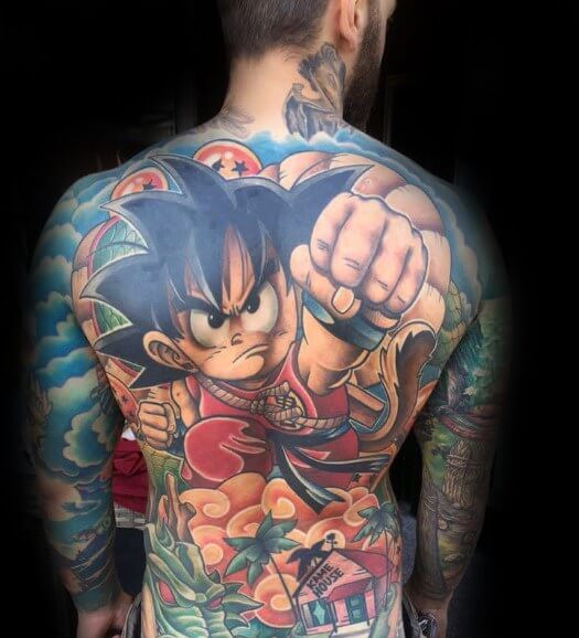 19 of the Best Anime Tattoos to Feed Your Dweeb Heart  See Photos  Allure