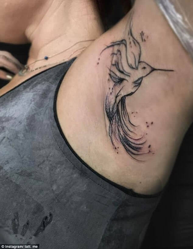 New Armpit Tattoo Trend For Tattoo Goers Hits a Sensible Spot: The Armpit