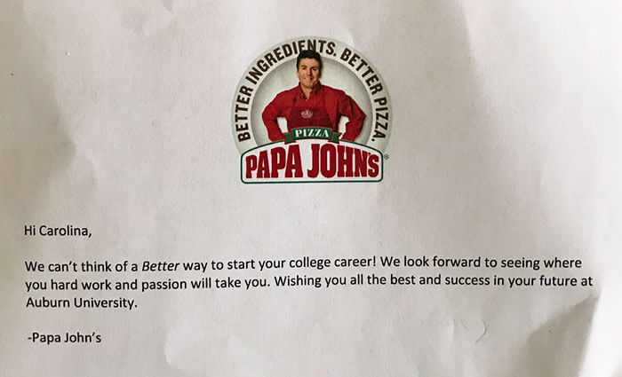 carolina williams papa john pizza essay 8