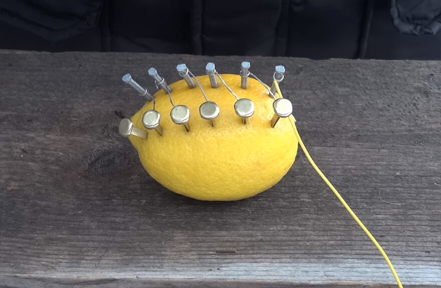 how to start a fire with a lemon