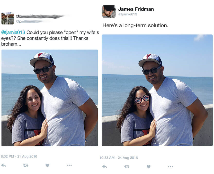 Photoshop Troll James Fridman Who Takes Photo Edit Requests Way Too ...