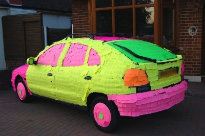 sticky note art 13