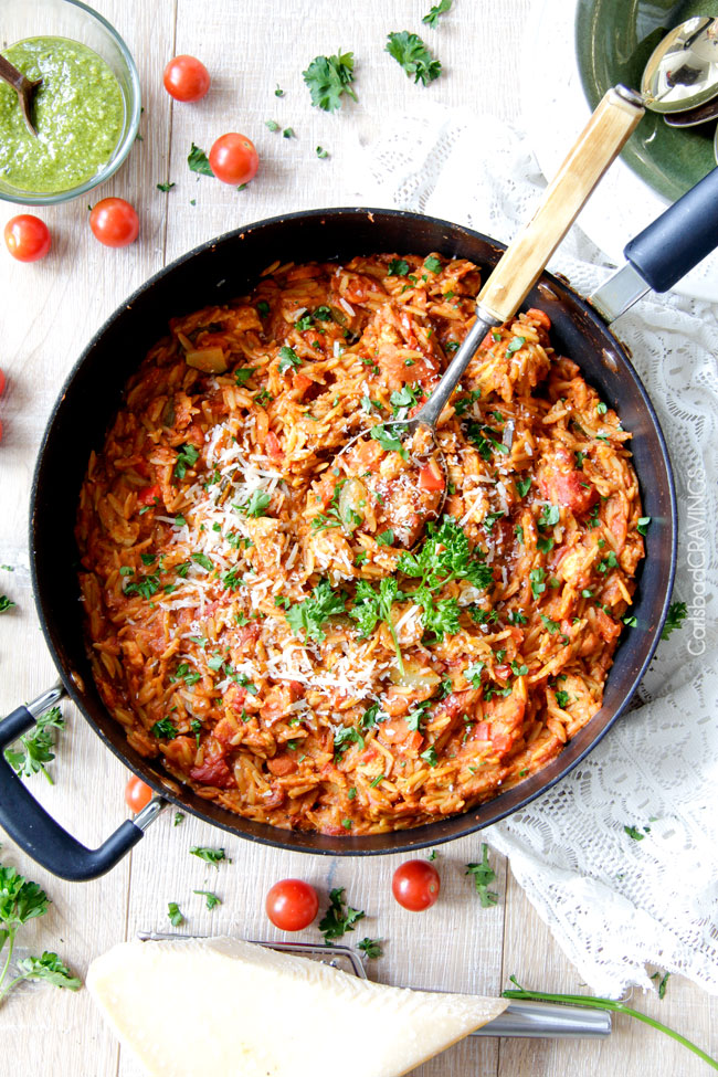 One-Pot Italian Chicken and Orzo