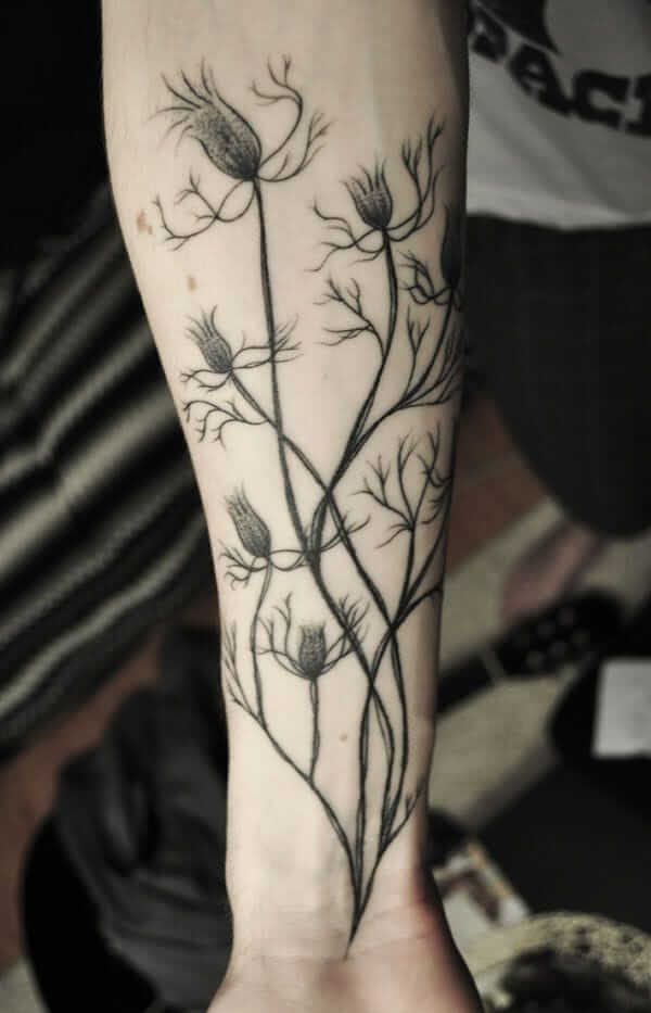 26 Botanical tattoos That Will Show You Are One With Nature