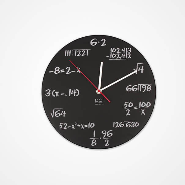 Pop Quiz Clock - creative clocks