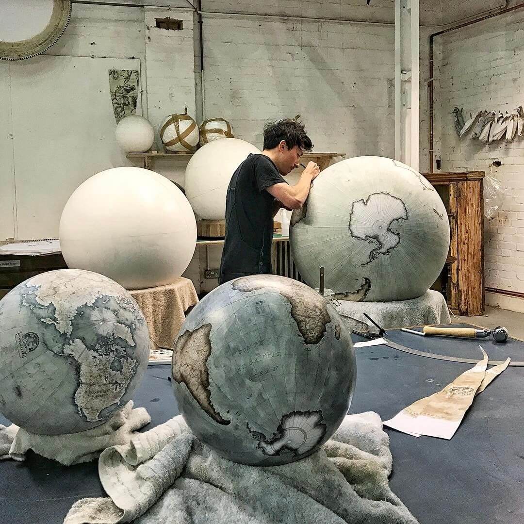 Handmade Globes By Bellerby & Co. Globemakers Are a Thing Of Beauty