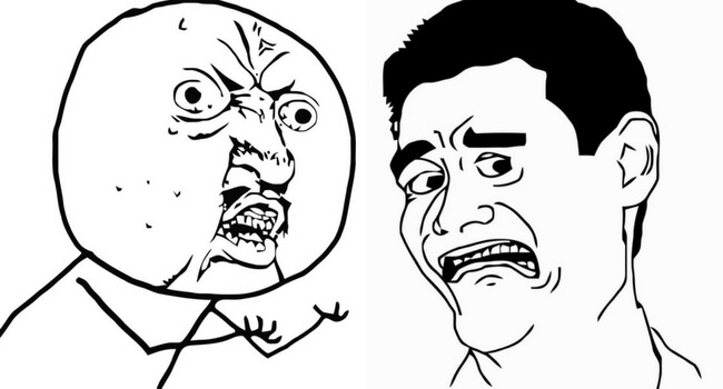 rage faces rage comics