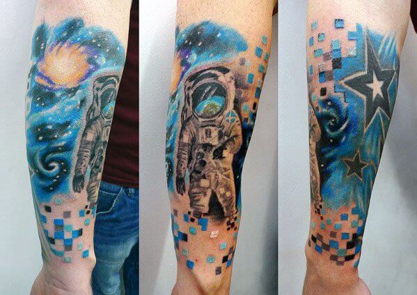 pixel design tattoo 16