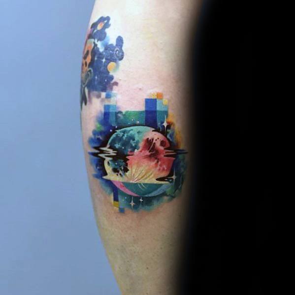 59 Pixel Tattoo Designs That Remind Us How Much We Love Video Games