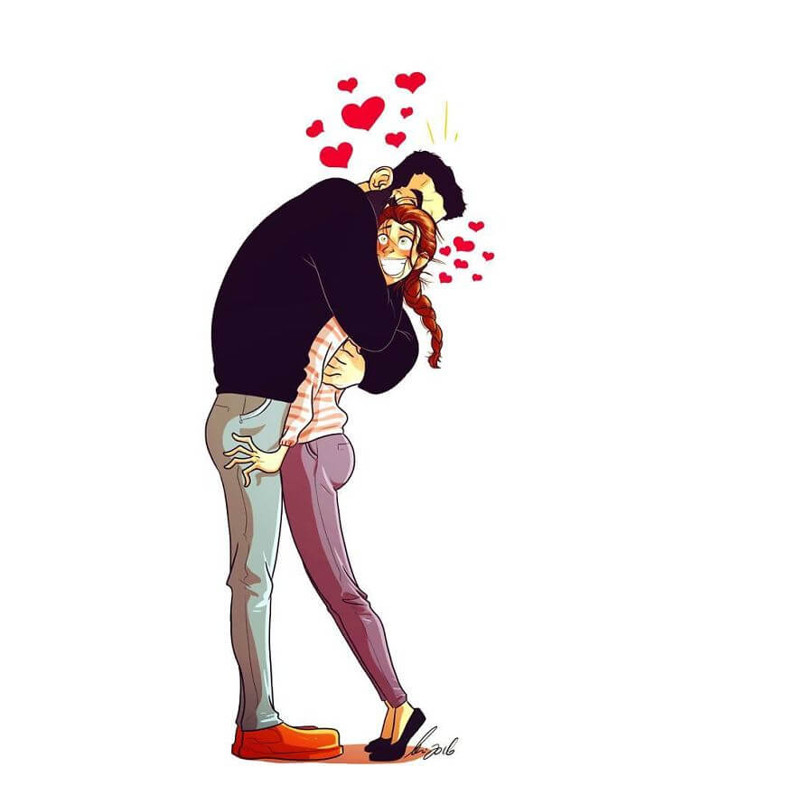 These Relationship Illustrations Are So Perfectly Imperfect That You Cant Miss 1126