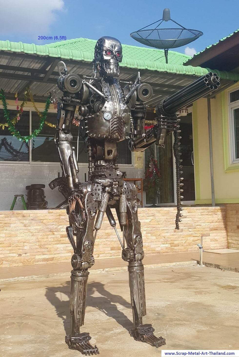 Huge Scrap Metal Sculptures From Thailand That Bring Your 