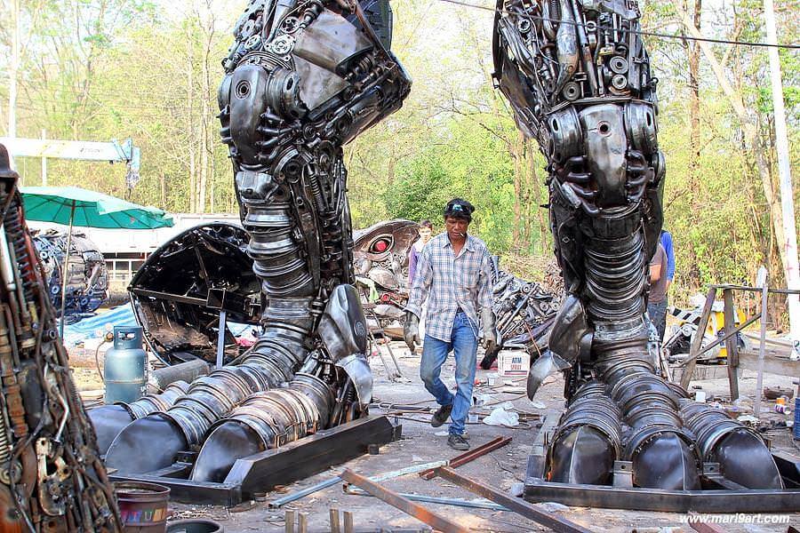 scrap metal art thailand 8 (1)