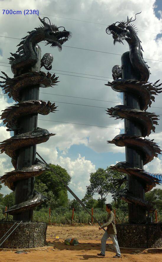 Huge Scrap Metal Sculptures From Thailand That Bring Your 