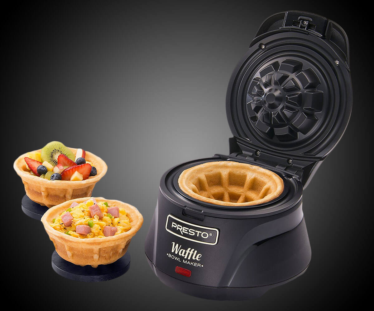 Belgian Bowl Waffle Maker Will Turn Your Morning Breakfast Into a