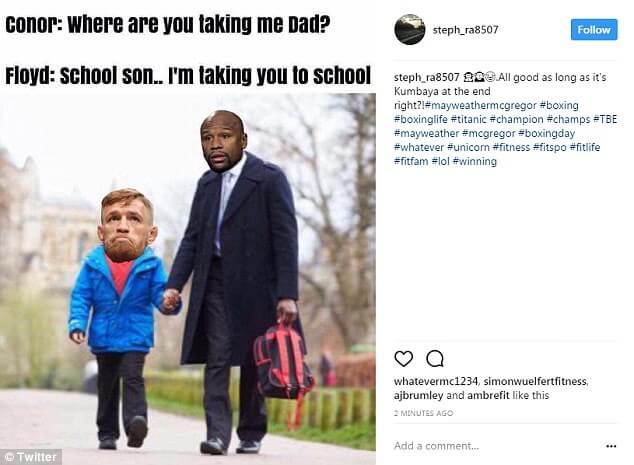 Floyed Mayweather Conor McGregor memes 2 (1)