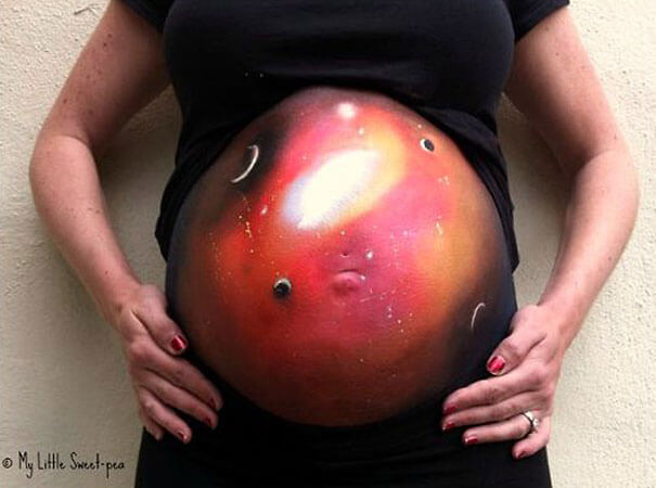 pregnancy bump paintings 10 (1)