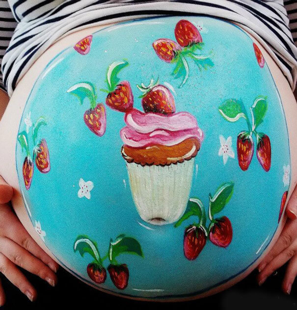 baby belly paintings 15 (1)