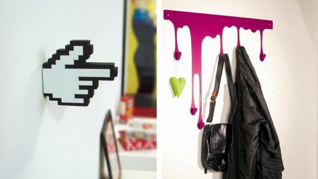 interesting wall hooks