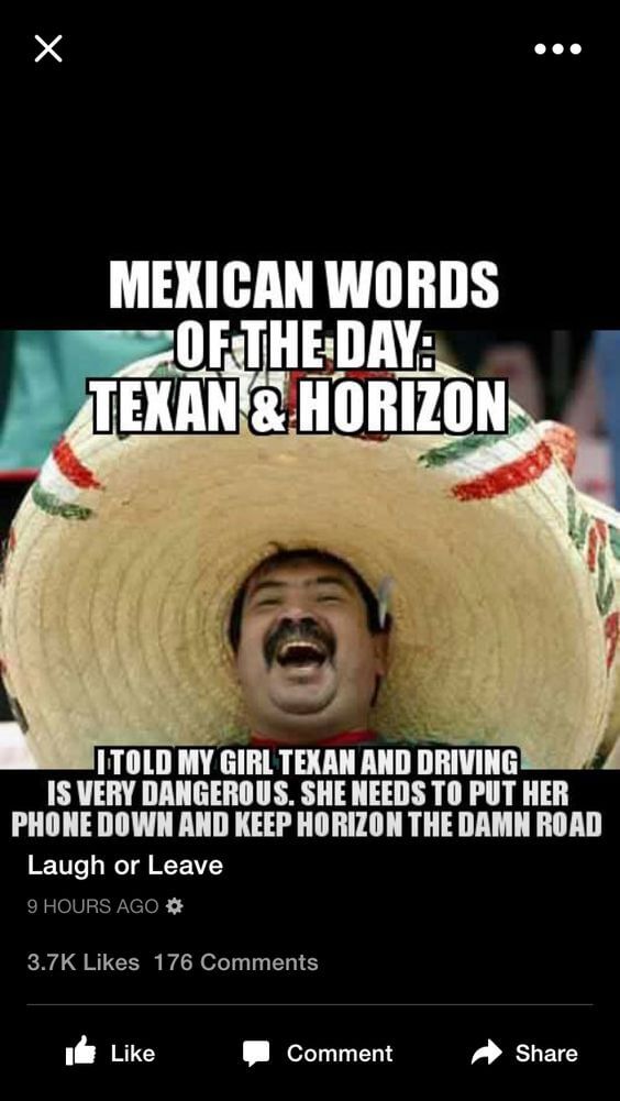 mexican word of the day meme