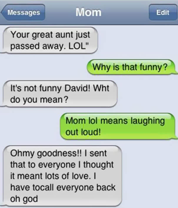 parents shouldn't text