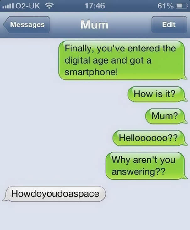 parents shouldn't sms 6