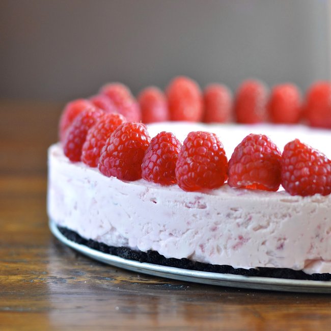 Frozen Raspberry Cheesecake