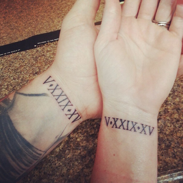 52 Wedding Tattoos By Couples Who Mark Their Big Day By Getting Their