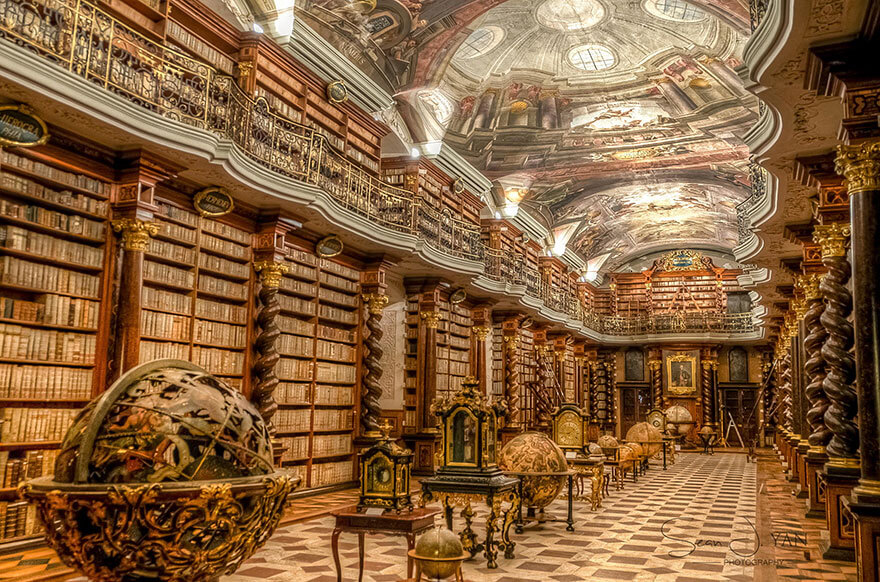 worlds most beautiful library klementinum library (1)