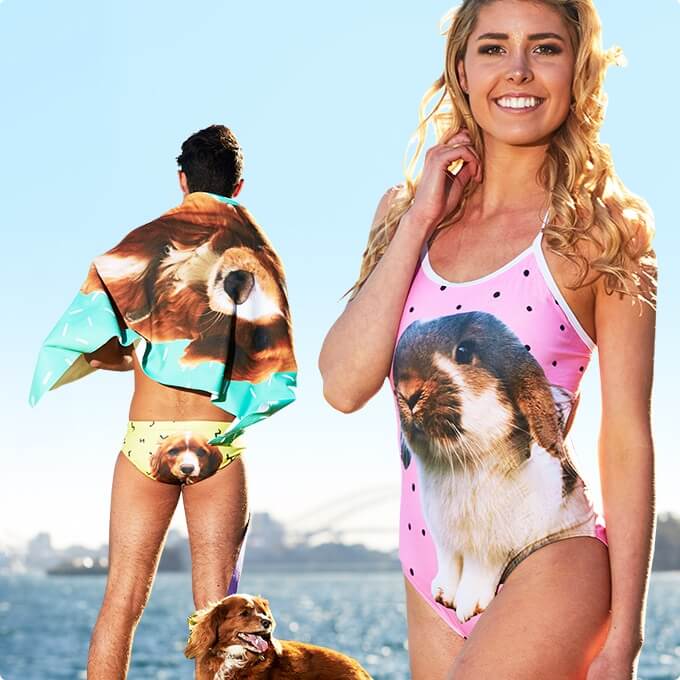 Pet flair dog swimsuit 5 (1)