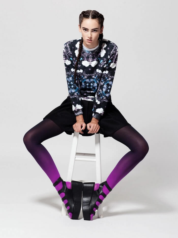 These Hand Dyed Ombre Tights By Tiffany Ju Will Brighten Up Your Winter ...