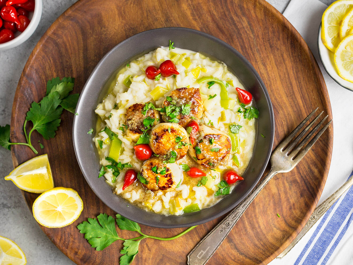 Pressure Cooker Mushroom Risotto