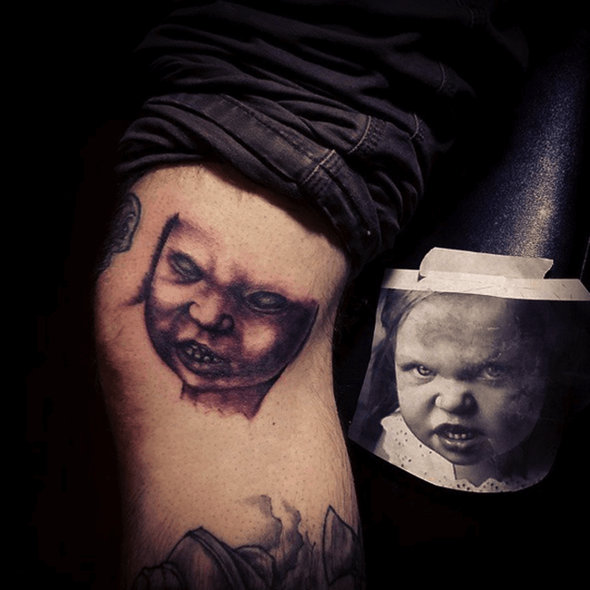 33 Scary Tattoos That Are So Creepy They Will Haunt Your Dreams