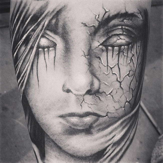 33 Scary Tattoos That Are So Creepy They Will Haunt Your Dreams 