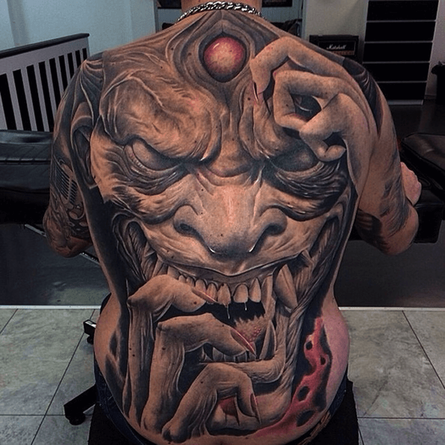 33 Scary Tattoos That Are So Creepy They Will Haunt Your Dreams