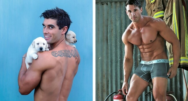 2018 Australian Calendar Featuring Hot Dudes With Animals And That's I Need In
