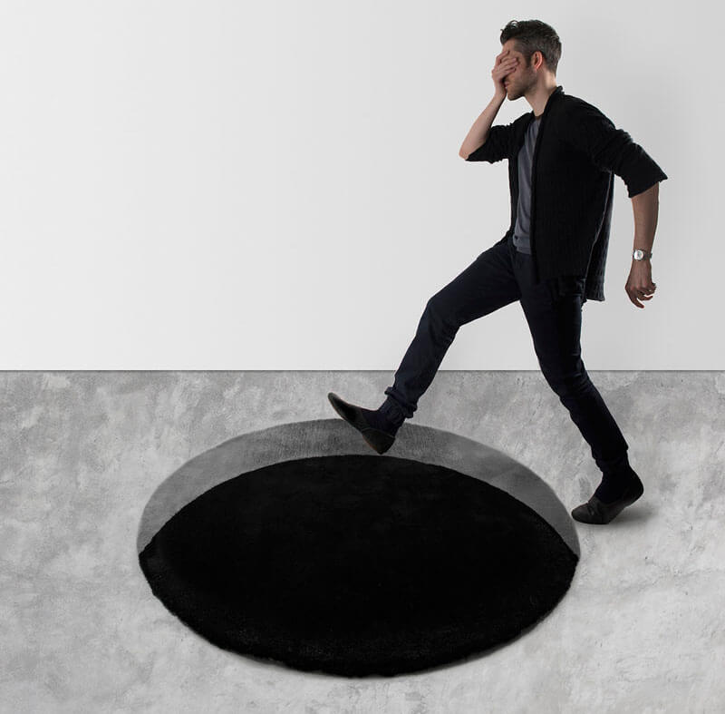 optical illusion rug Scott Jarvie (1)