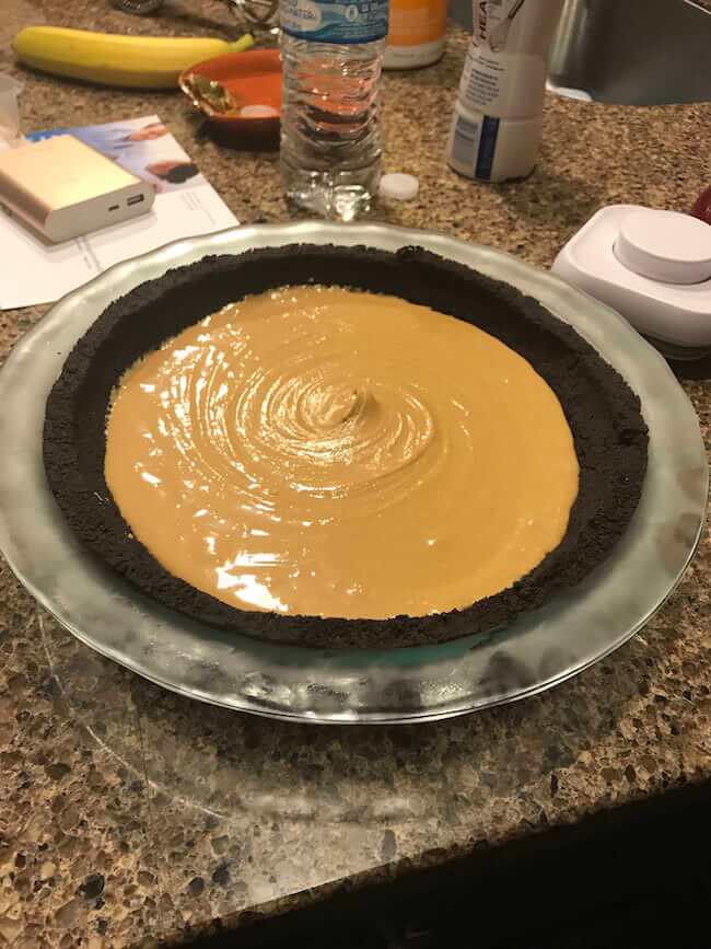 Dark Chocolate Peanut Butter Pie with an Oreo Crust 3 (1)
