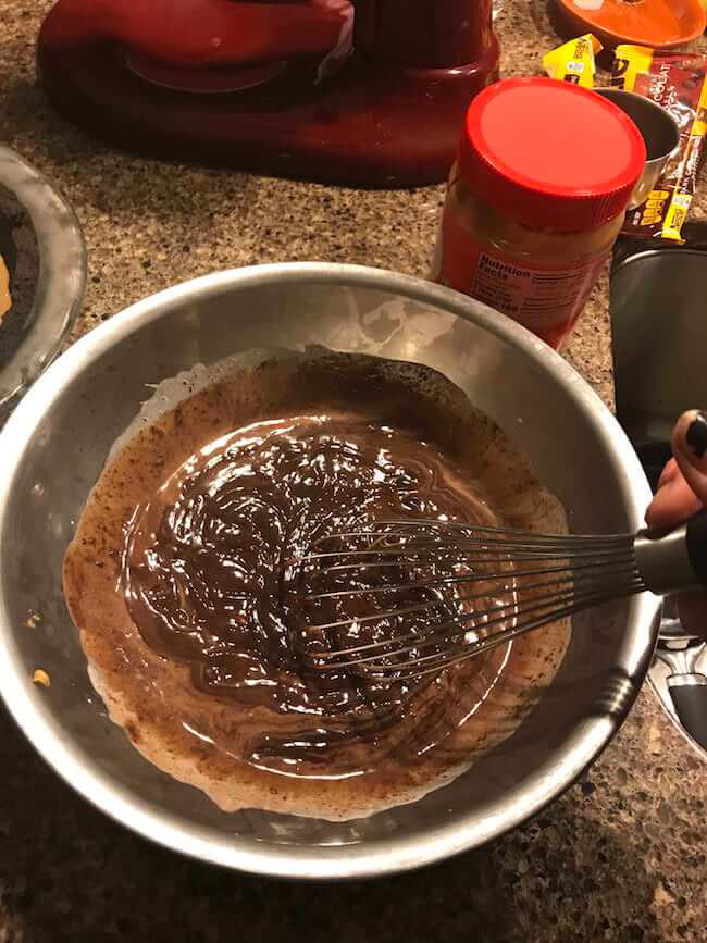 Dark Chocolate Peanut Butter Pie with an Oreo Crust 6 (1)