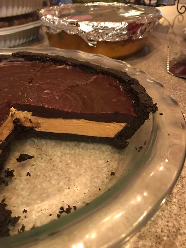 Dark Chocolate Peanut Butter Pie with an Oreo Crust 9 (1)