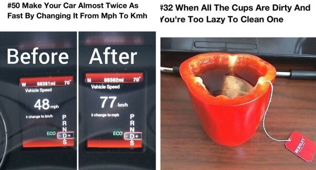 50 Funny Life Hacks That Are So Good, They Make No Sense